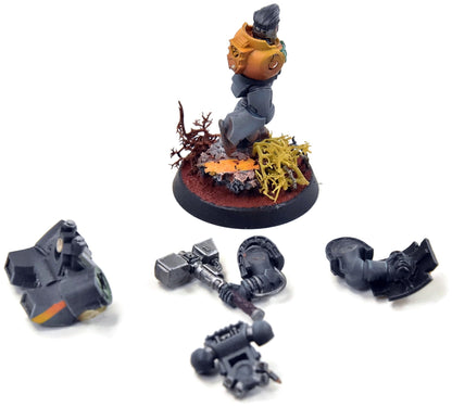 SPACE MARINES Captain #3 WELL PAINTED Warhammer 40K