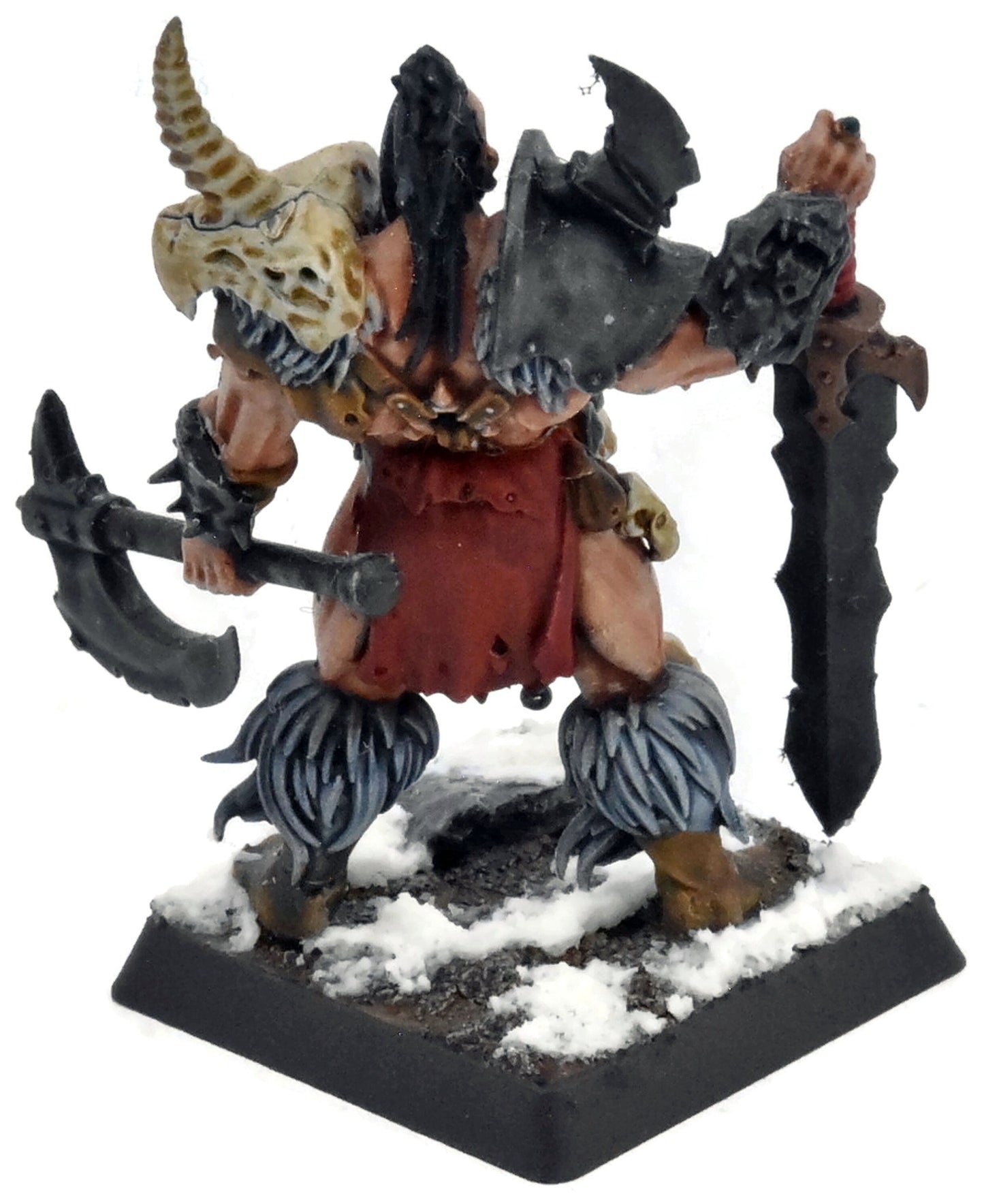 SLAVES TO DARKNESS Darkoath Chieftain #1 WELL PAINTED Warhammer Sigmar
