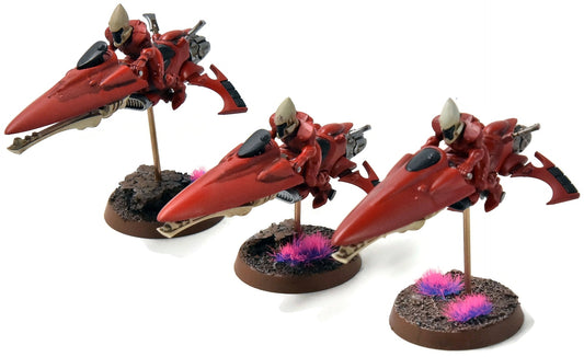 AELDARI 3 Windriders #1 WELL PAINTED Warhammer 40K