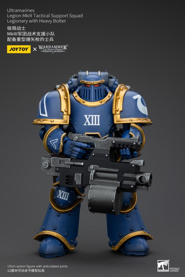 Legion MKIII Tactical Support Squad Legionary with Heavy Bolter Ultramarines
