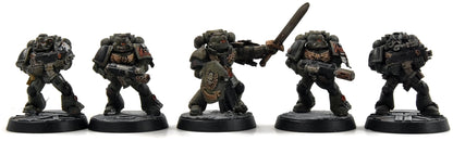 SALAMANDERS 10 Tactical Marines #3 WELL PAINTED Warhammer 40K