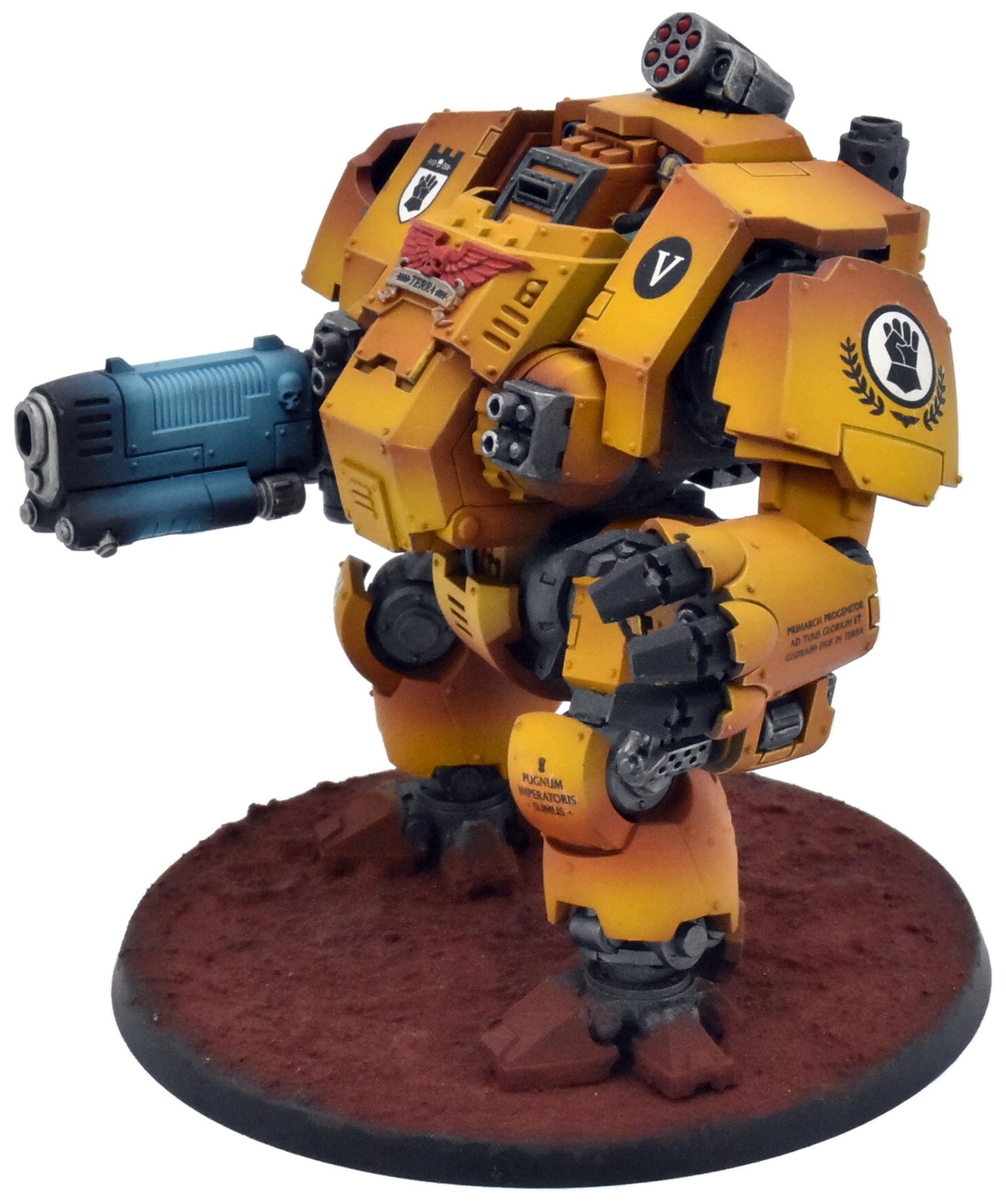 SPACE MARINES Primaris Redemptor Dreadnought #1 PRO PAINTED Imperial Fists