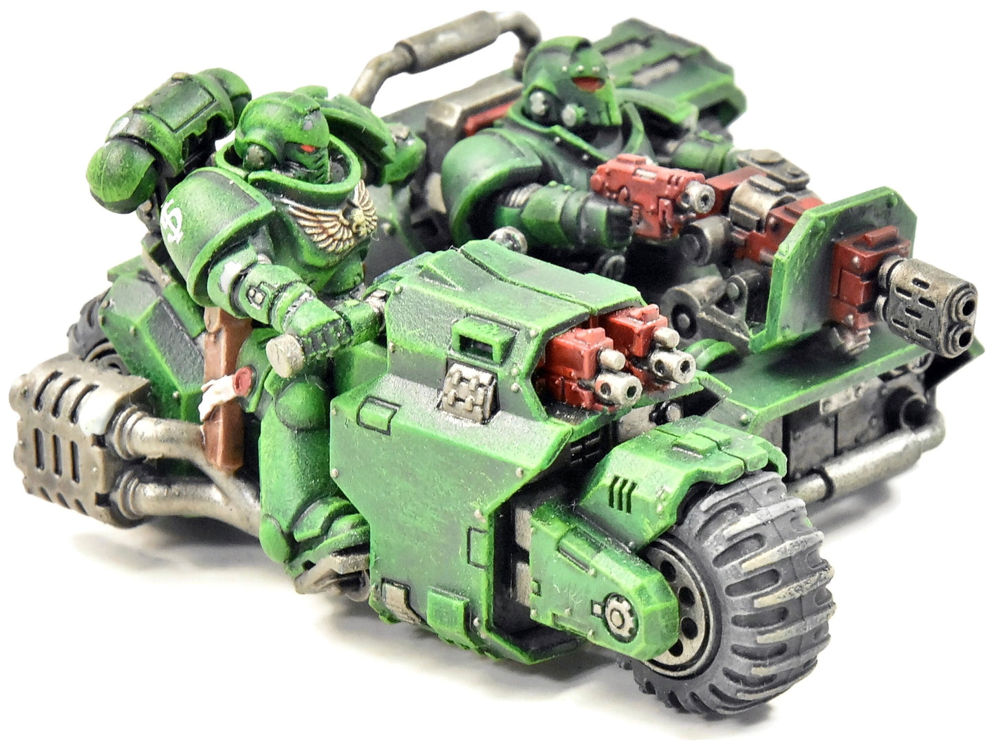DARK ANGELS Attack Bike #4 WELL PAINTED Warhammer 40K