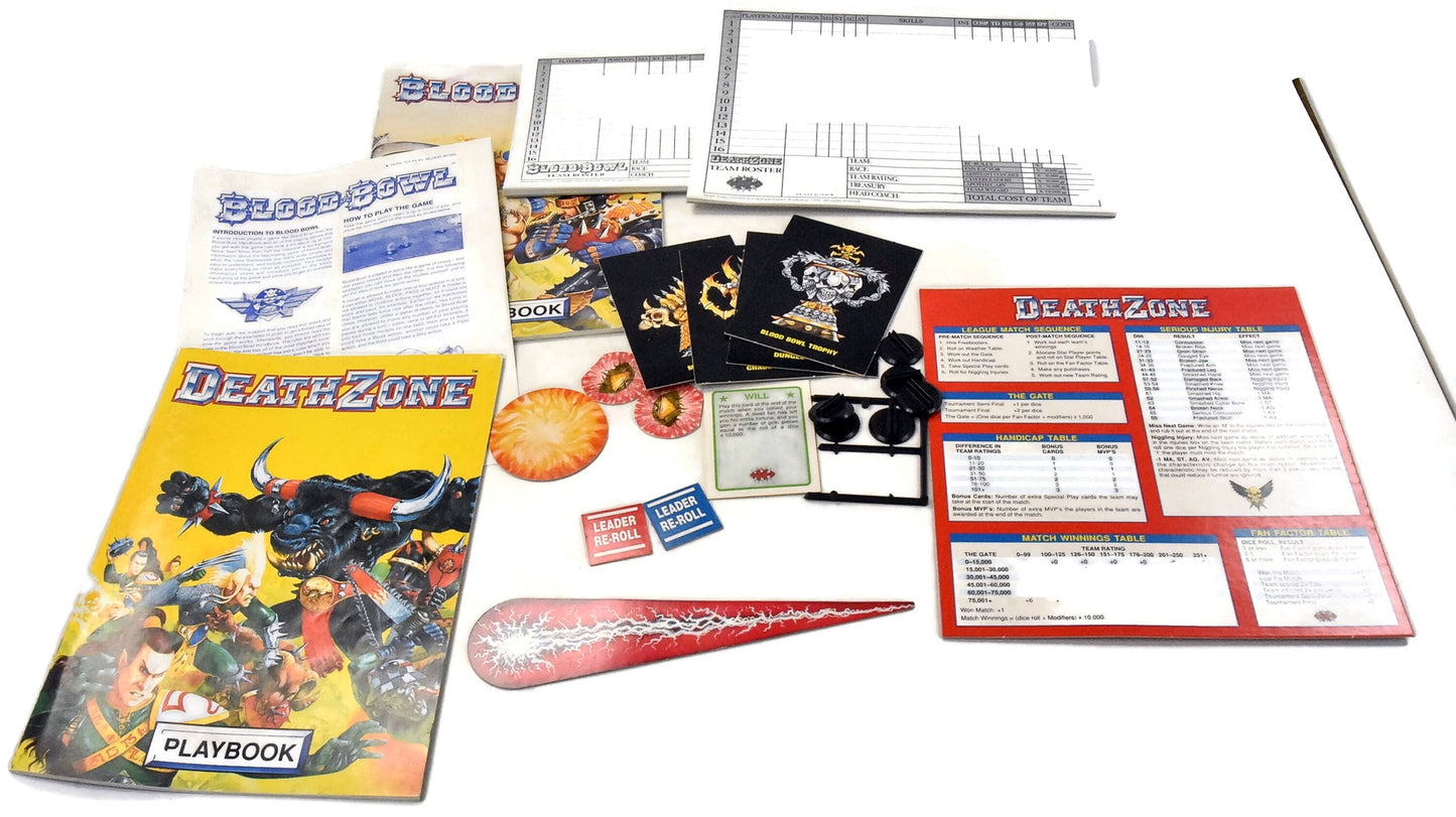 DEATH ZONE Blood Bowl Supplement Box Set Incomplete Warhammer Fantasy