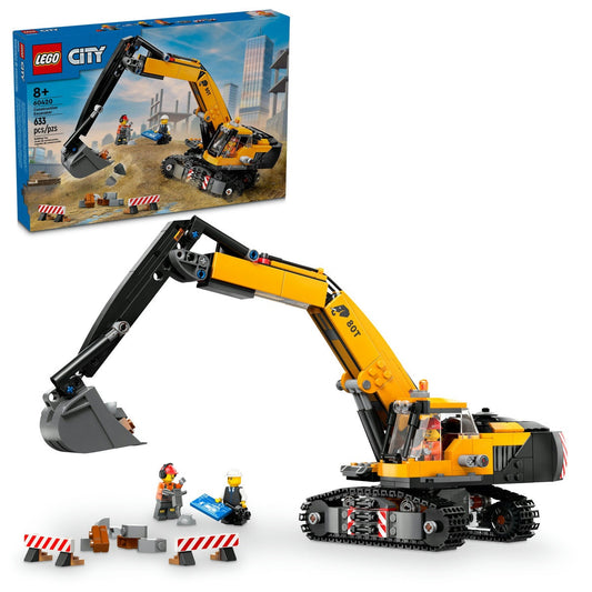LEGO Yellow Construction Excavator (60420)