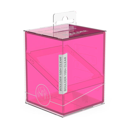 Ultimate Guard Deck Case Boulder 100+ Clear Rhodonite