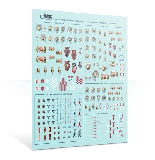 Feuille de transfert Adeptus Titanicus Legio Mortis