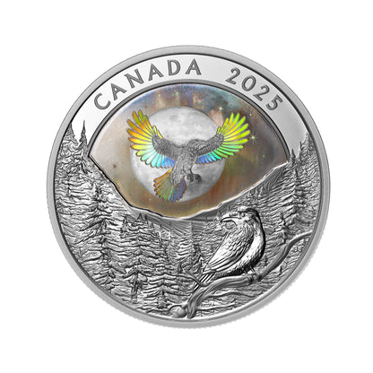 $20 Fine Silver Coin – Moon Sky: Raven
