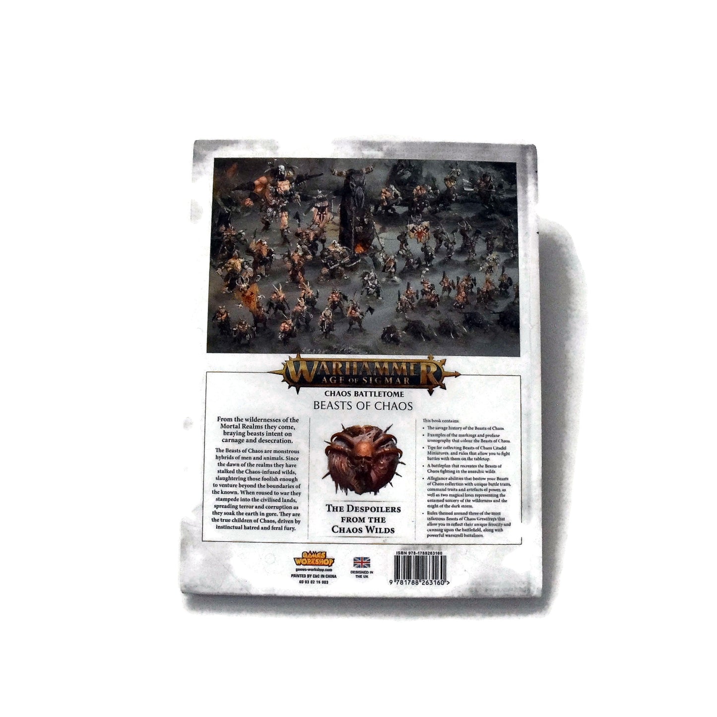 BEASTS OF CHAOS Battletome Used Very Good Condition