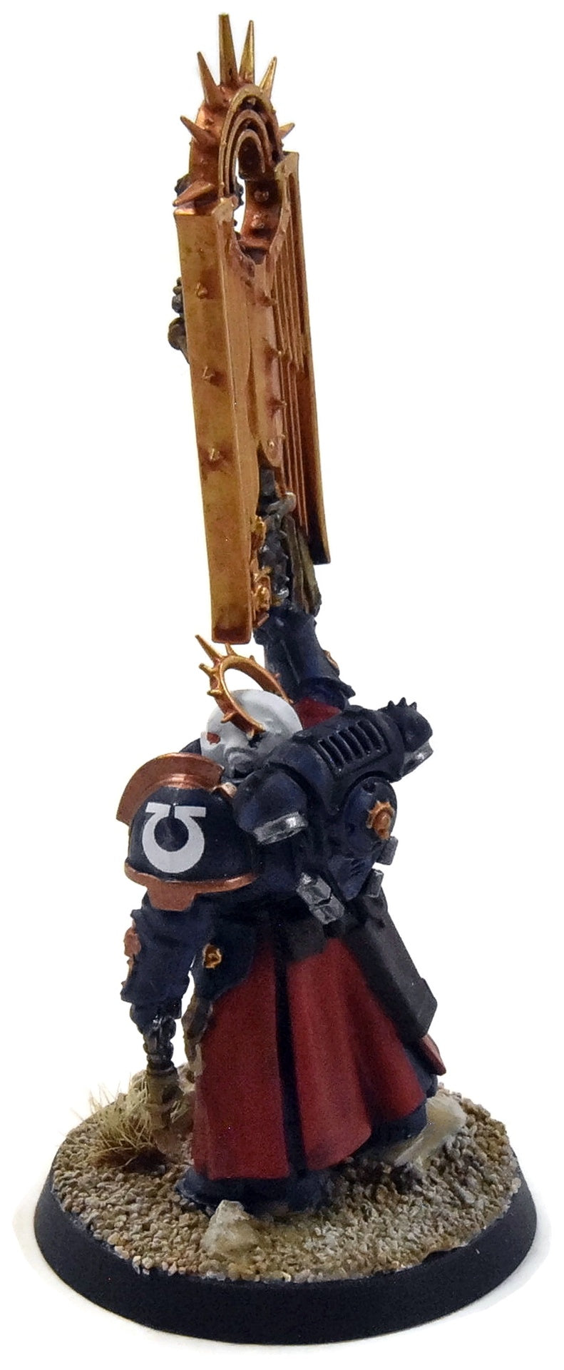SPACE MARINES Primaris Ancient #1 WELL PAINTED Warhammer 40K Ultramarines