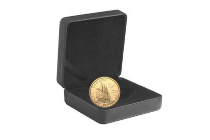 Tall Ships: Three-masted Schooner – Pure Gold Coin