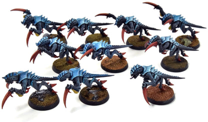 TYRANIDS 10 Hormagaunts #1 WELL PAINTED Warhammer 40K