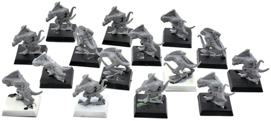 LIZARDMEN 15 Lizardmen With Skink Bow #1 Warhammer Fantasy