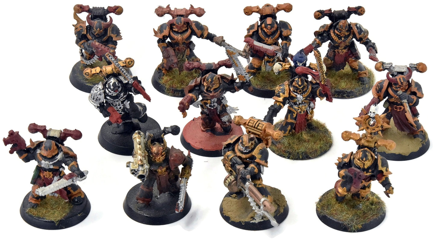 CHAOS SPACE MARINES 12 chaos space marines #1 Warhammer 40K