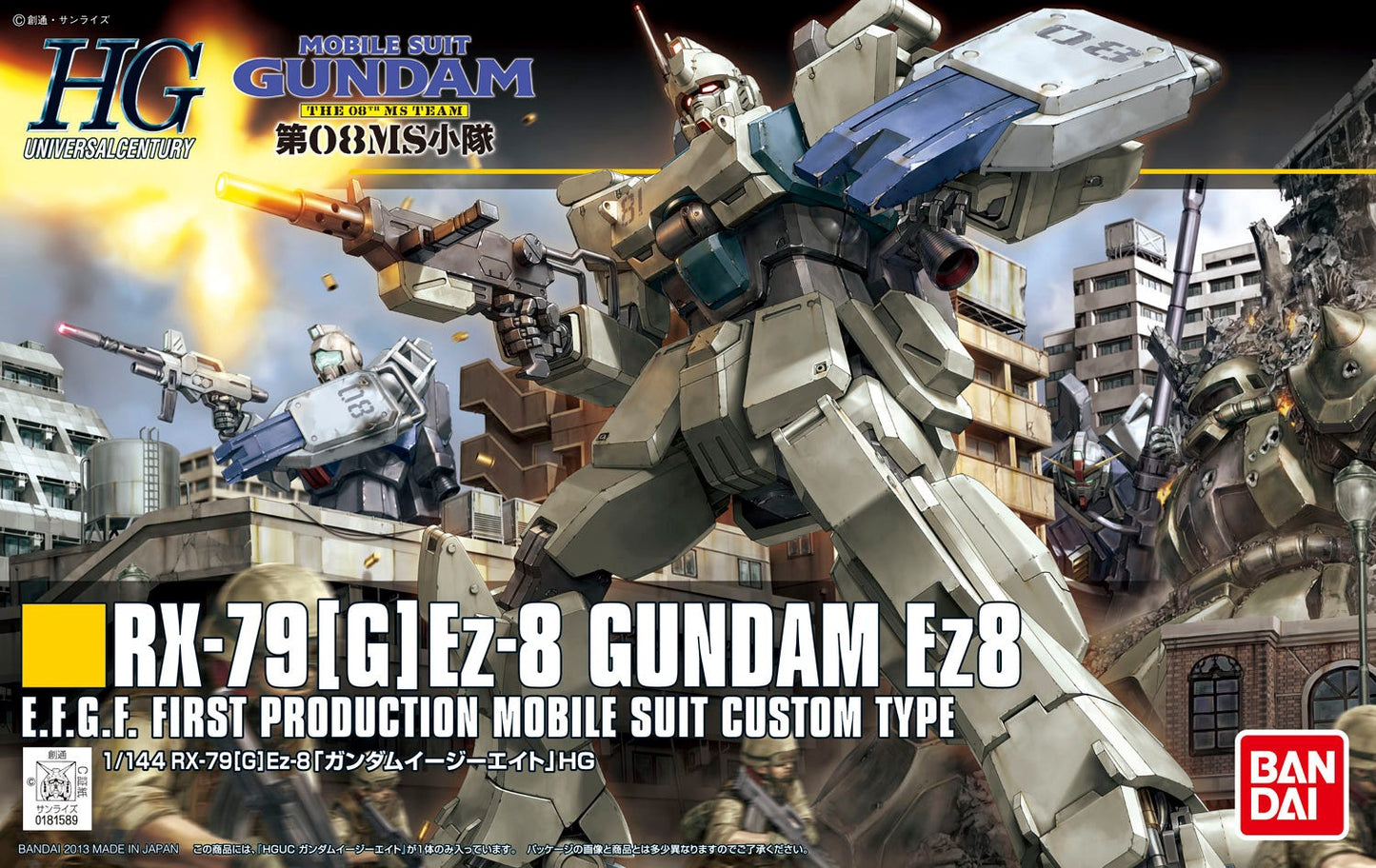 Bandai HGUC #155 1/144 RX-79(G)Ez-8 Gundam Ez8 "Gundam The 08th MS Team"