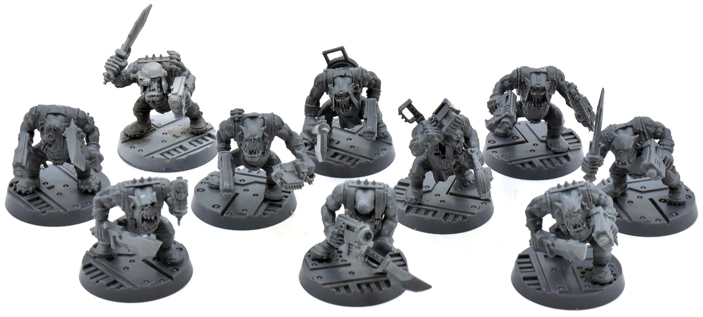 ORKS 10 Ork Boyz #4 Warhammer 40K 8521