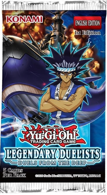 Yu-Gi-Oh! Legendary Duelists 9 Duels From The Deep 1st Edition Booster Pack