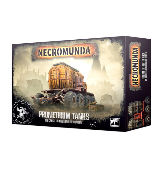 Necromunda Promethium Tanks On Cargo - 8 Trailer