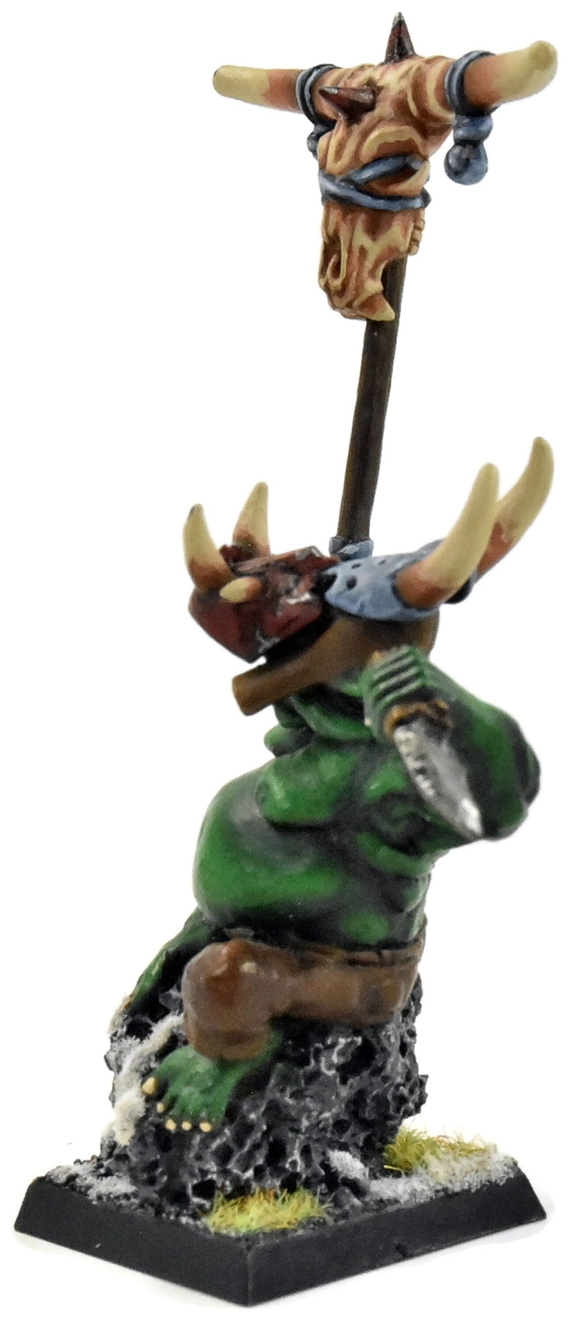 ORCS & GOBLINS Orc Shaman #1 CONVERTED WELL PAINTED Fantasy Warlord