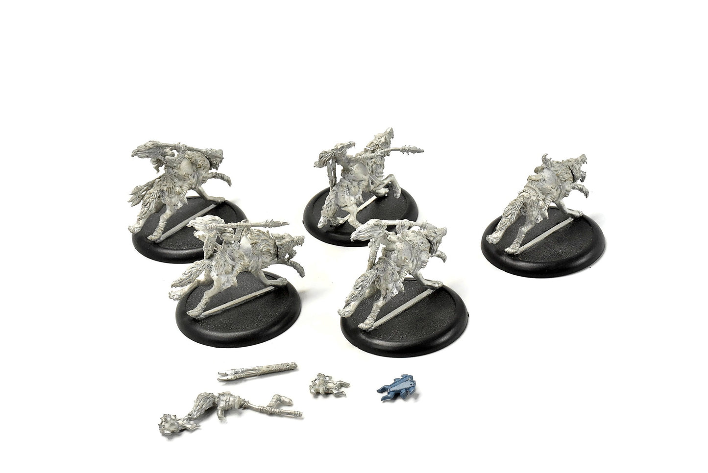 HORDES Circle Orboros 5 Tharn Wolf Riders #1 METAL