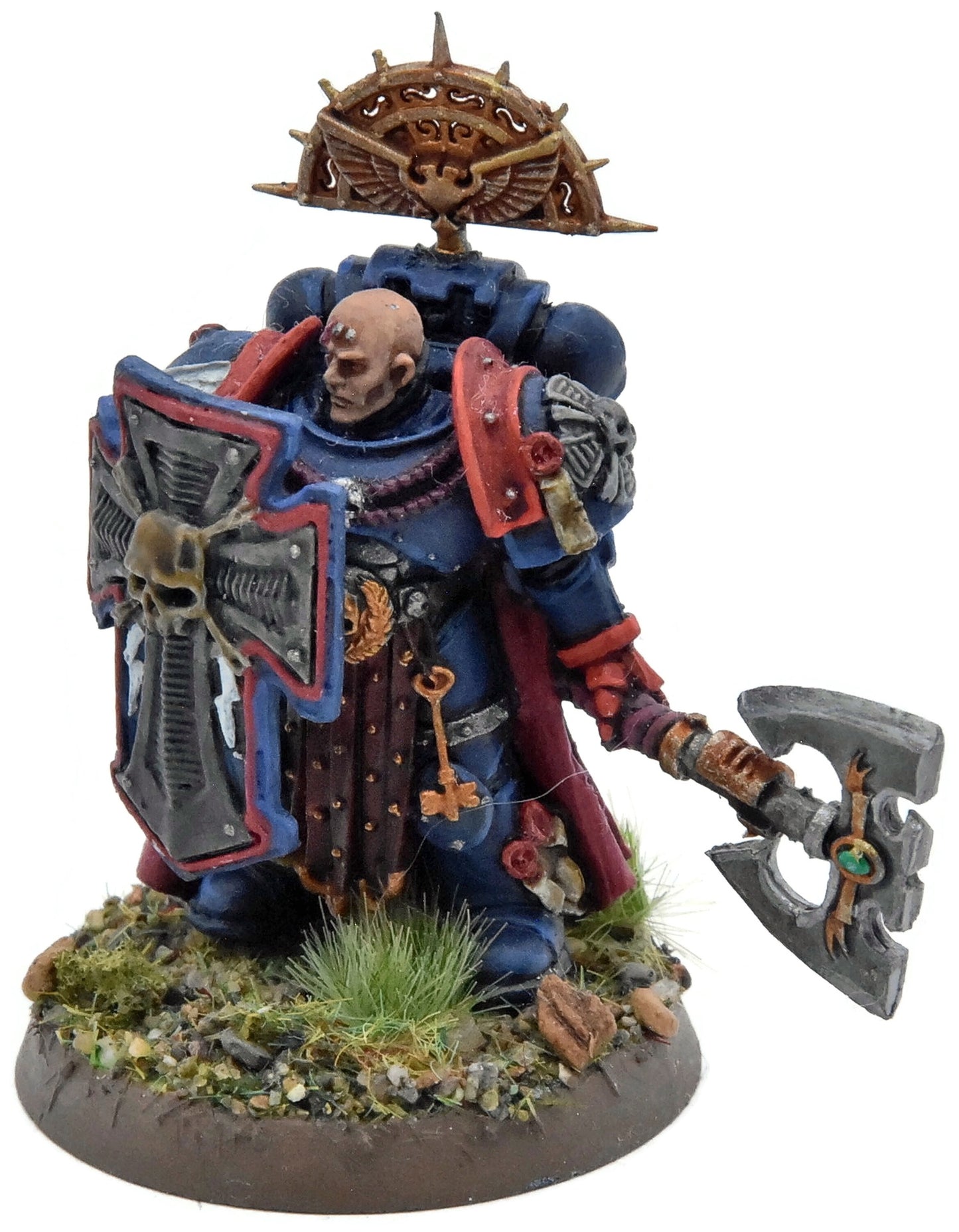 SPACE MARINES Captain Master of The Watch #1 WELL PAINTED Warhammer 40K