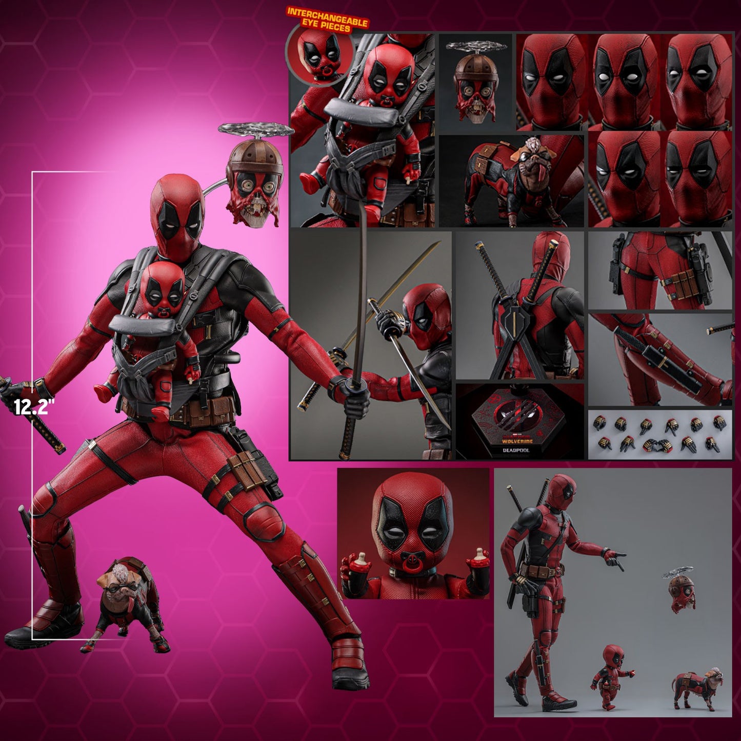 Deadpool Sixth Scale Figure by Hot Toys