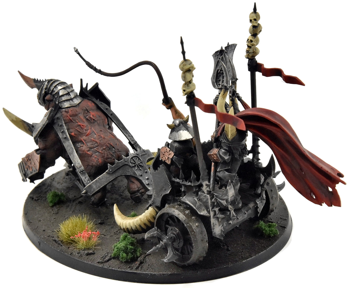 SLAVES TO DARKNESS Gore Beast Chariot #1 Sigmar WELL PAINTED
