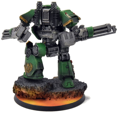 SPACE MARINES Contemptor Dreadnought #3 WELL PAINTED Warhammer 40K Salamanders