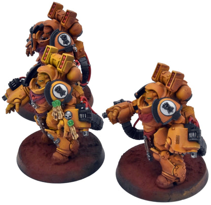 SPACE MARINES 3 Primaris Aggressors #1 PRO PAINTED Warhammer 40K Imperial Fists
