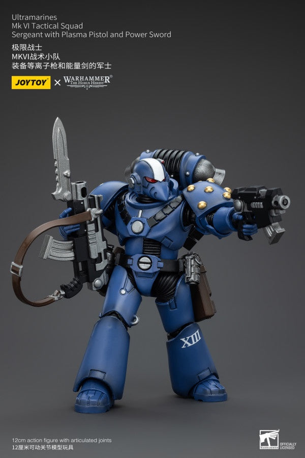 MK VI Tactical Squad Sergeant with Plasma Pistol and Power Sword Ultramarines