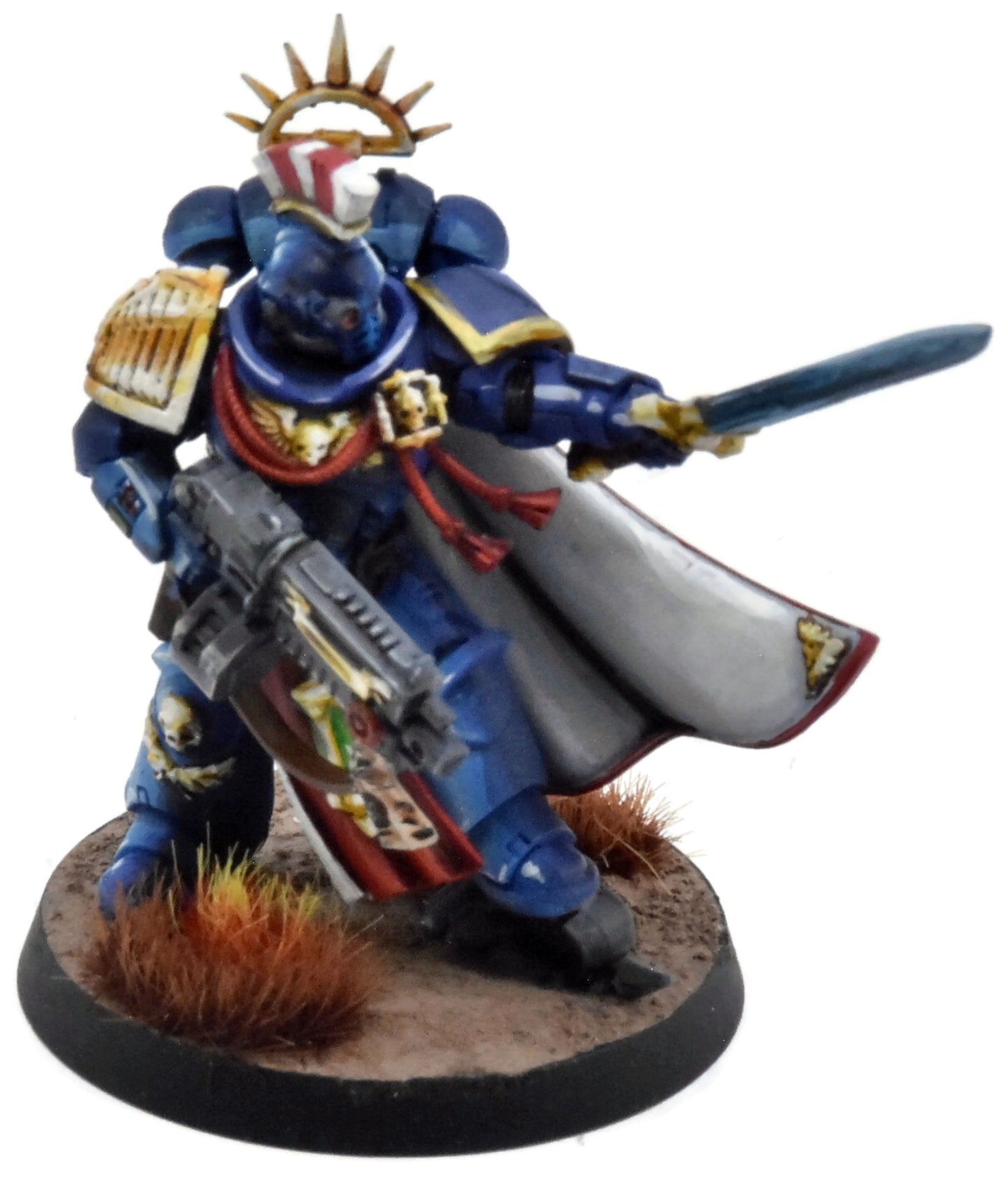 SPACE MARINES Primaris Captain #2 WELL PAINTED Warhammer 40K