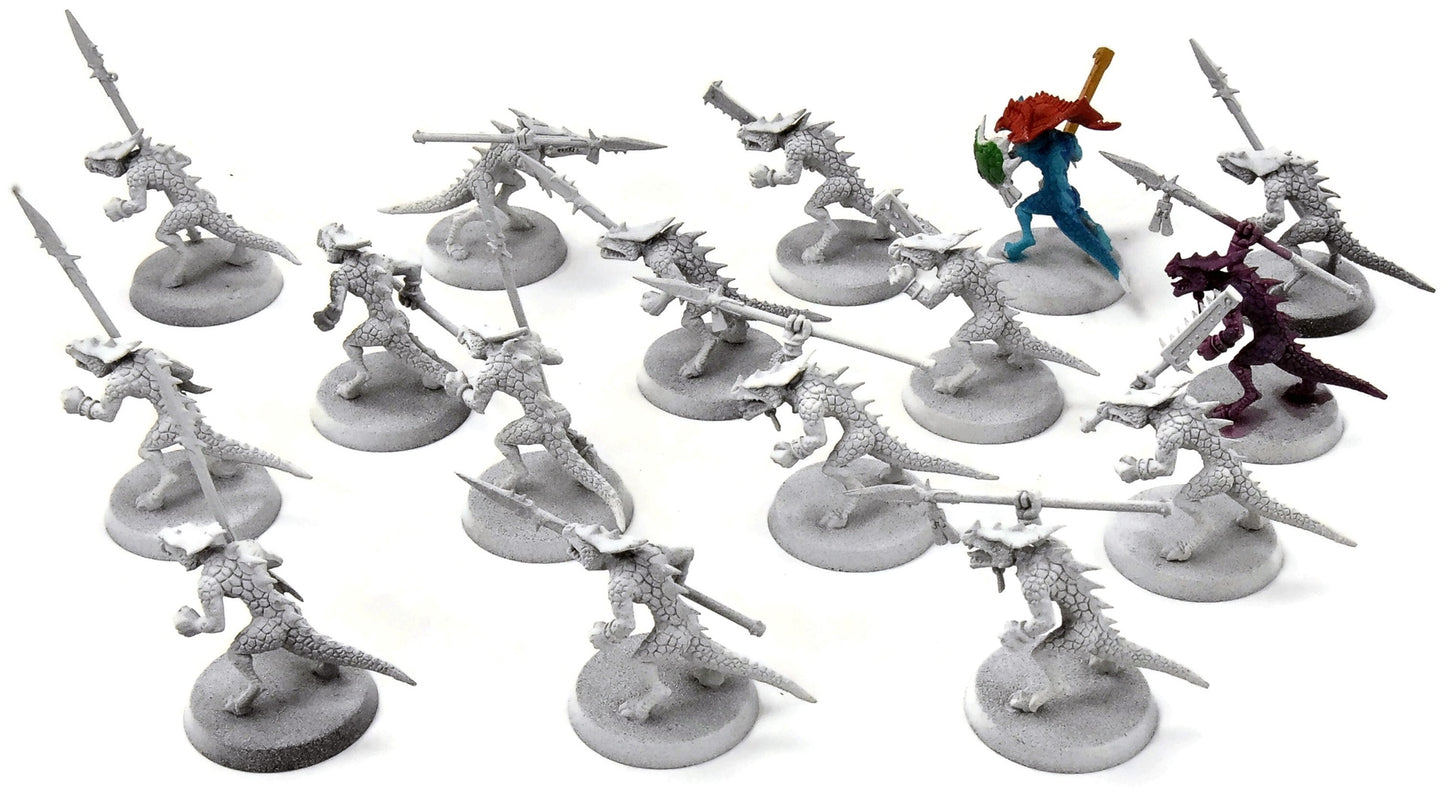 SERAPHON 16 Saurus Warriors No Shield Sigmar