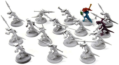 SERAPHON 16 Saurus Warriors No Shield Sigmar