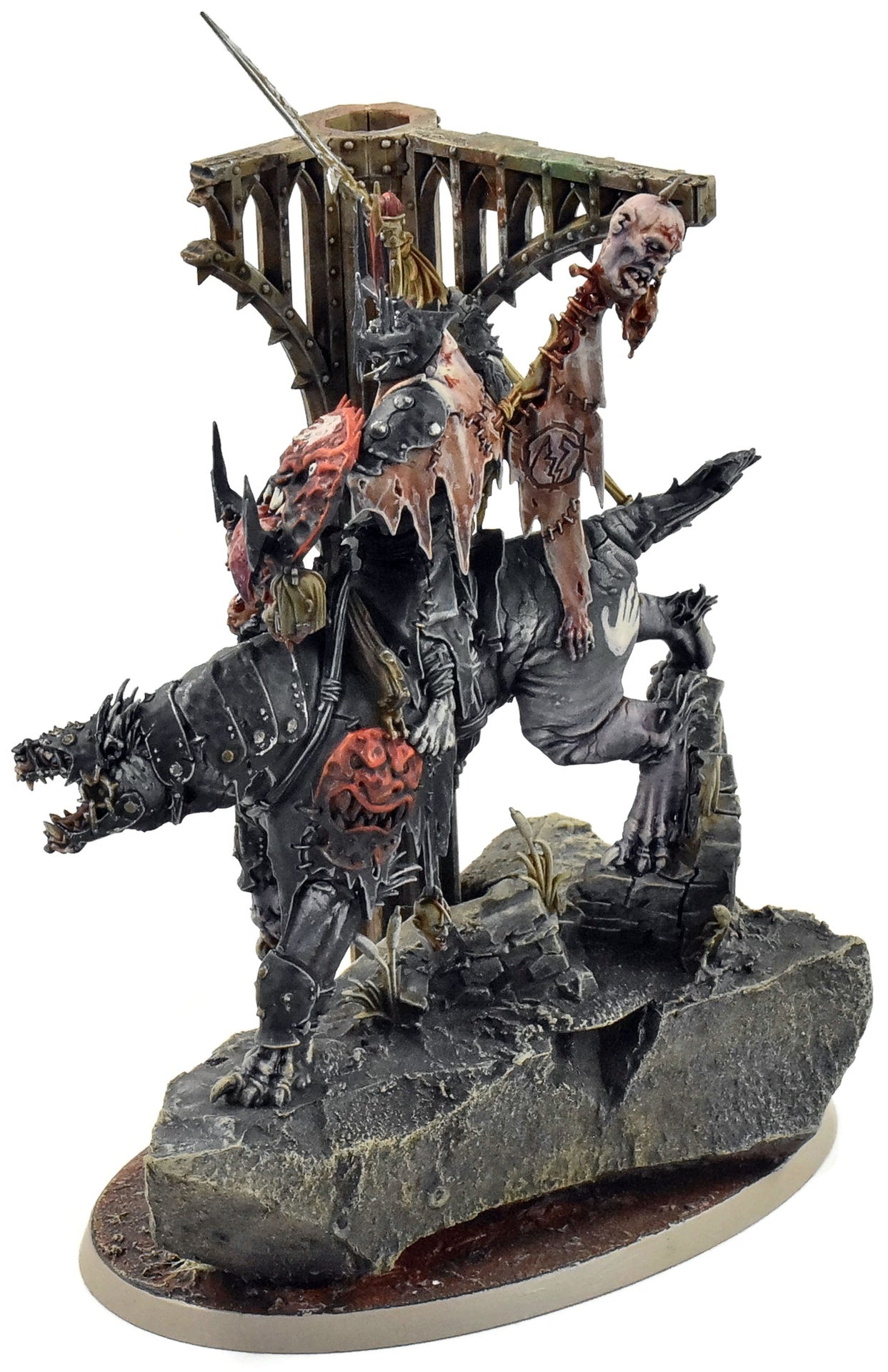 ORRUK WARCLANS Killaboss on Great Gnashtoof #1 PRO PAINTED Sigmar