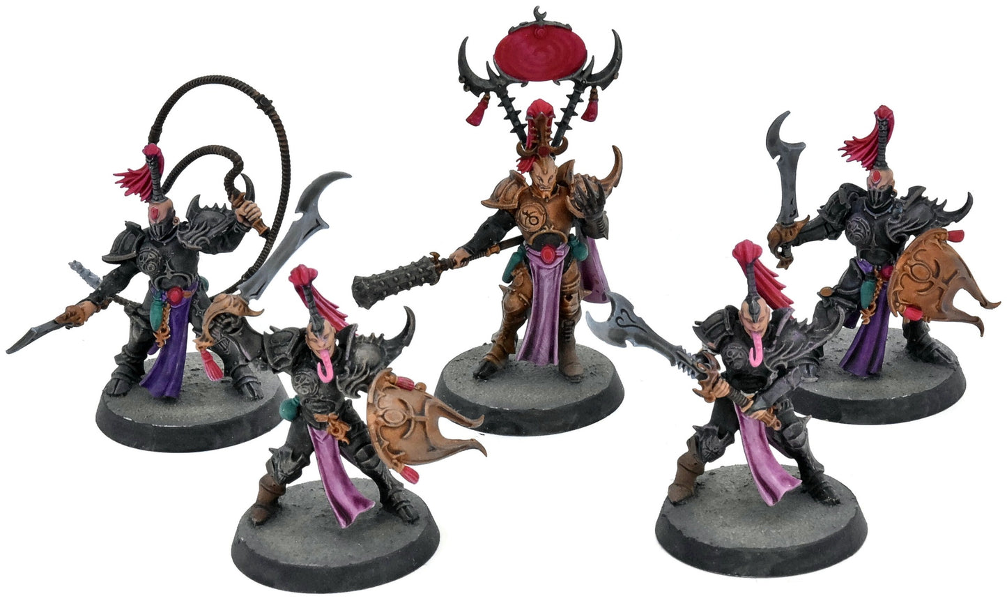 HEDONITES OF SLAANESH 5 Symbaresh Twinsouls Of Slaanesh #1 WELL PAINTED Sigmar