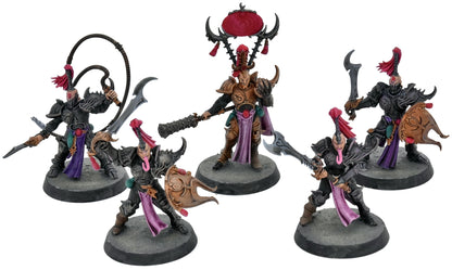 HEDONITES OF SLAANESH 5 Symbaresh Twinsouls Of Slaanesh #1 WELL PAINTED Sigmar