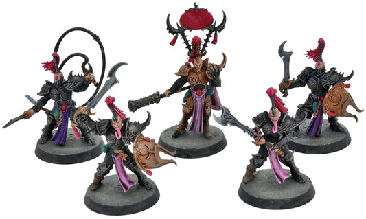 HEDONITES OF SLAANESH 5 Symbaresh Twinsouls Of Slaanesh #1 WELL PAINTED Sigmar
