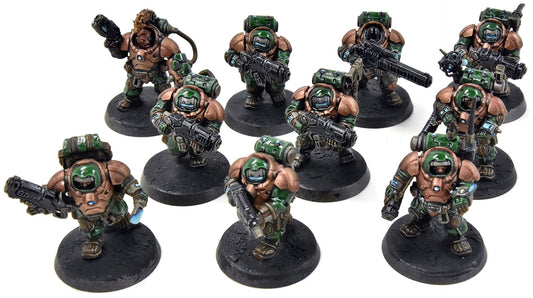 LEAGUES OF VOTANN 10 Hearthkyn Warriors #1 PRO PAINTED Warhammer 40K