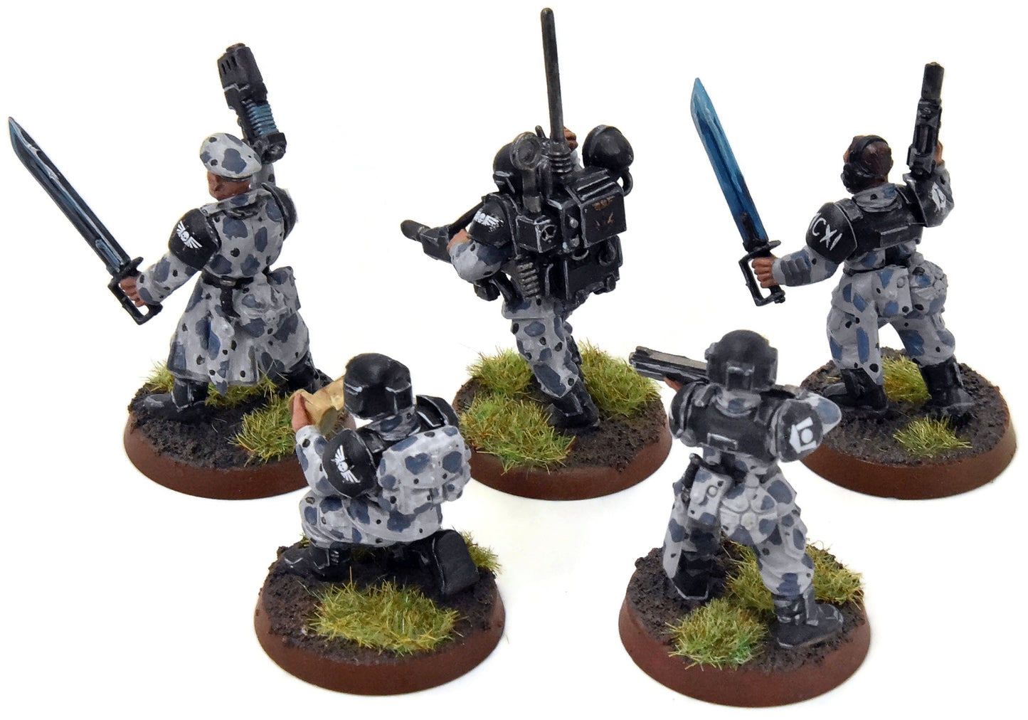 ASTRA MILITARIUM 5 Cadian Command Squad #5 WELL-PAINTED Warhammer 40K