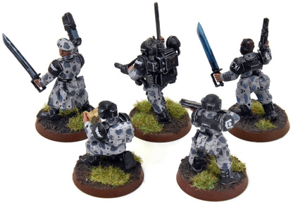 ASTRA MILITARIUM 5 Cadian Command Squad #5 WELL-PAINTED Warhammer 40K