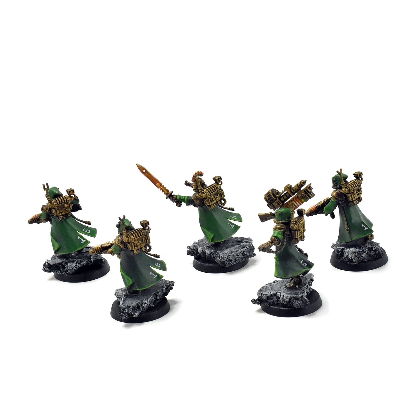 ADEPTUS MECHANICUS 5 Skitarii Vanguard #13 WELL PAINTED Warhammer 40k