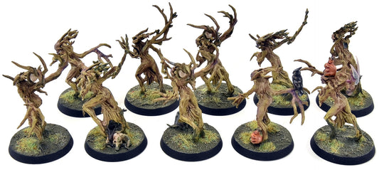 SYLVANETH 10 Dryads #2 WELL PAINTED Sigmar