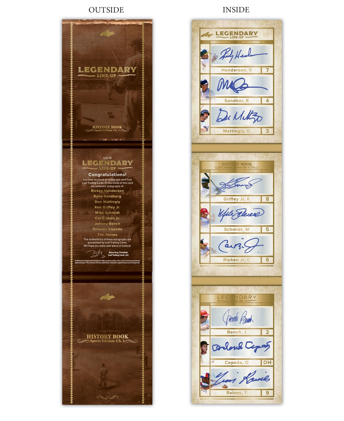 2023 Leaf History Book Sports Edition Chapter 1 Hobby Box