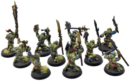 ORRUK WARCLANS 10 Savage Orruks #1 PRO PAINTED Sigmar 9947