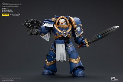 Cataphractii Terminator Squad Sergeant with Power Sword Ultramarines Joy Toy