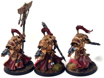 ADEPTUS CUSTODES 3 Vexilus Praetor in Allarus Terminator Armour #2 PAINTED