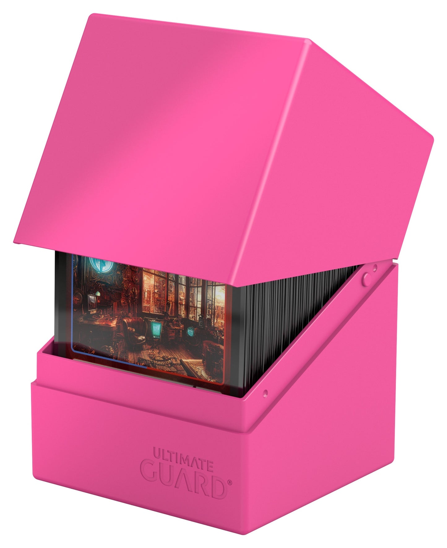Ultimate Guard Deck Case Boulder 100+ Neon Pink