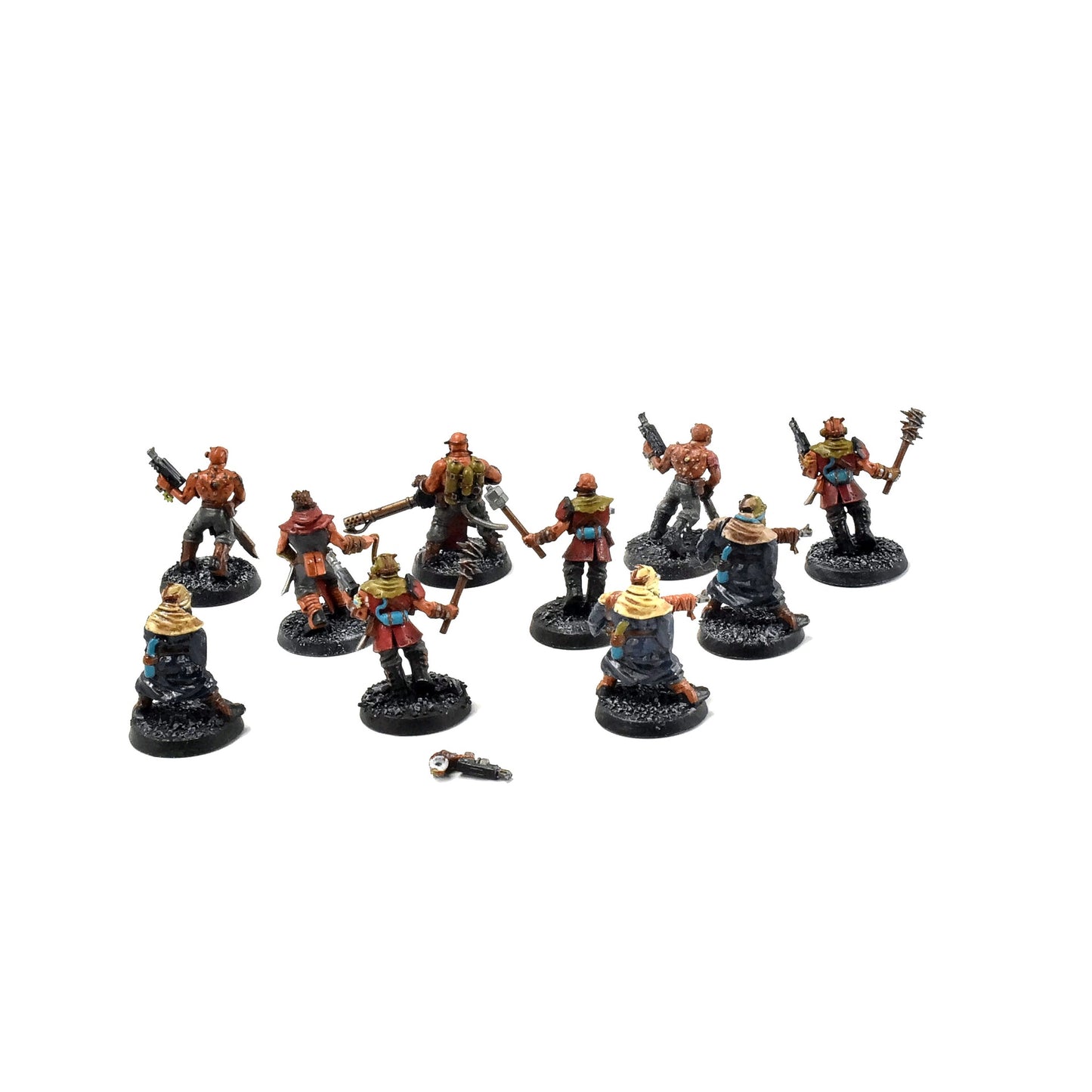 CHAOS SPACE MARINES 10 Cultists #2 WELL PAINTED 40K