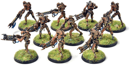 NECRONS 10 Warriors #2 WELL PAINTED Warhammer 40K 5120