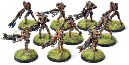 NECRONS 10 Warriors #2 WELL PAINTED Warhammer 40K 5120